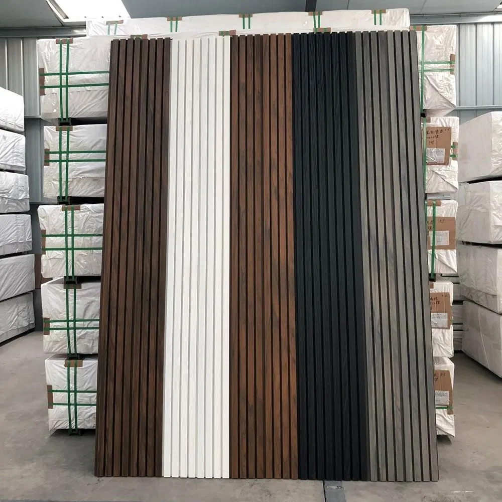 Wholesale Price Waterproof PVC WPC Fluted Exterior Wood WPC Wall Panel Cladding