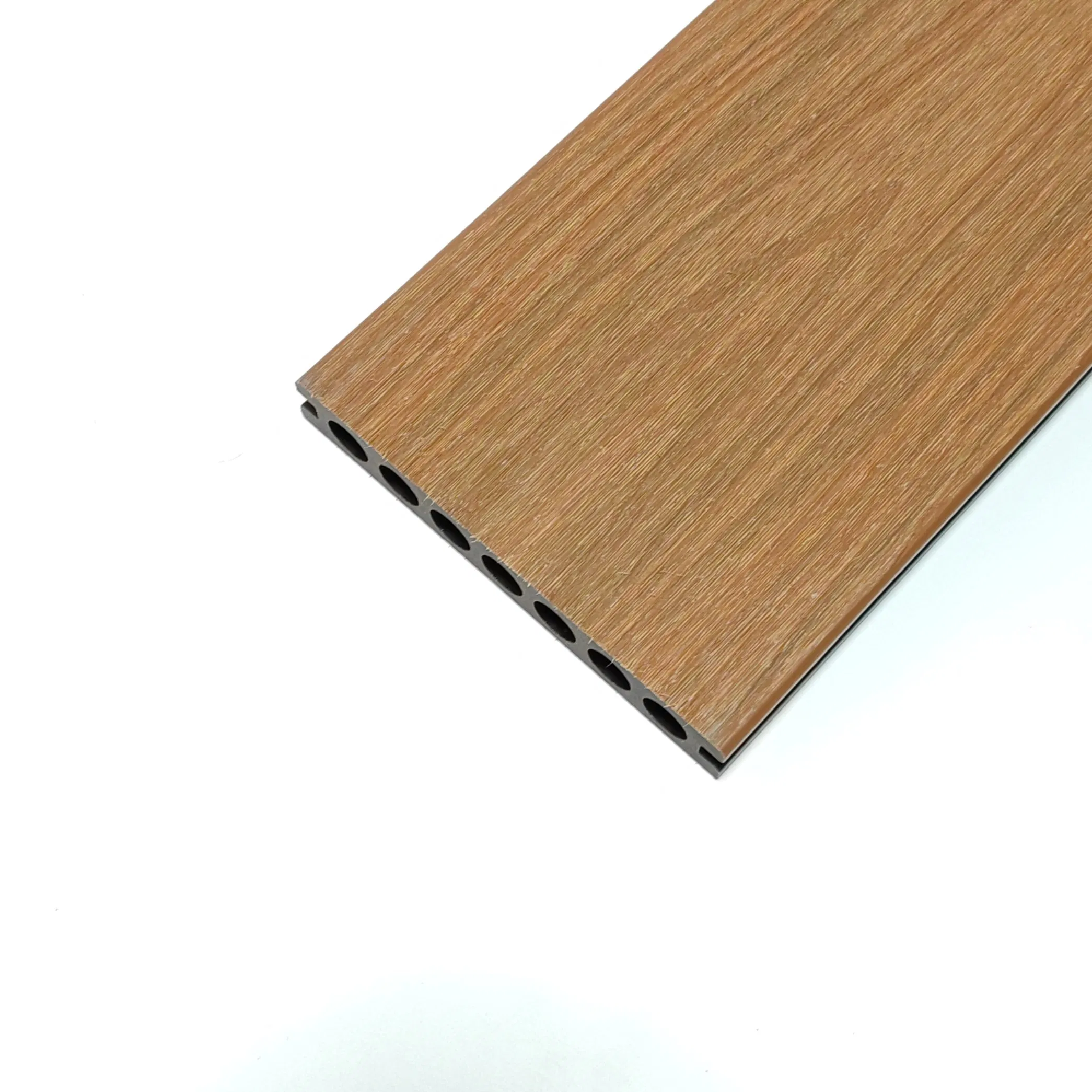 Best-Selling Wood Plastic Composite Slip-Resistant No Burrs Co-Extruded WPC Decking Tiles