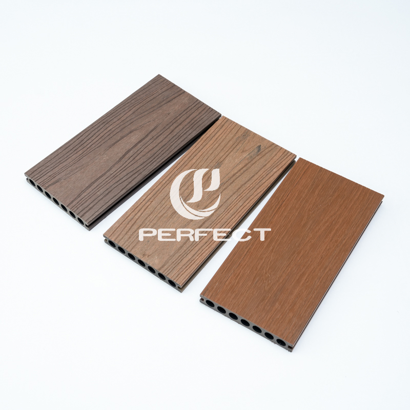 Second Generation Solid Co-Extruded Anti-Corrosion WPC Decking for Courtyard Villa Garden Park