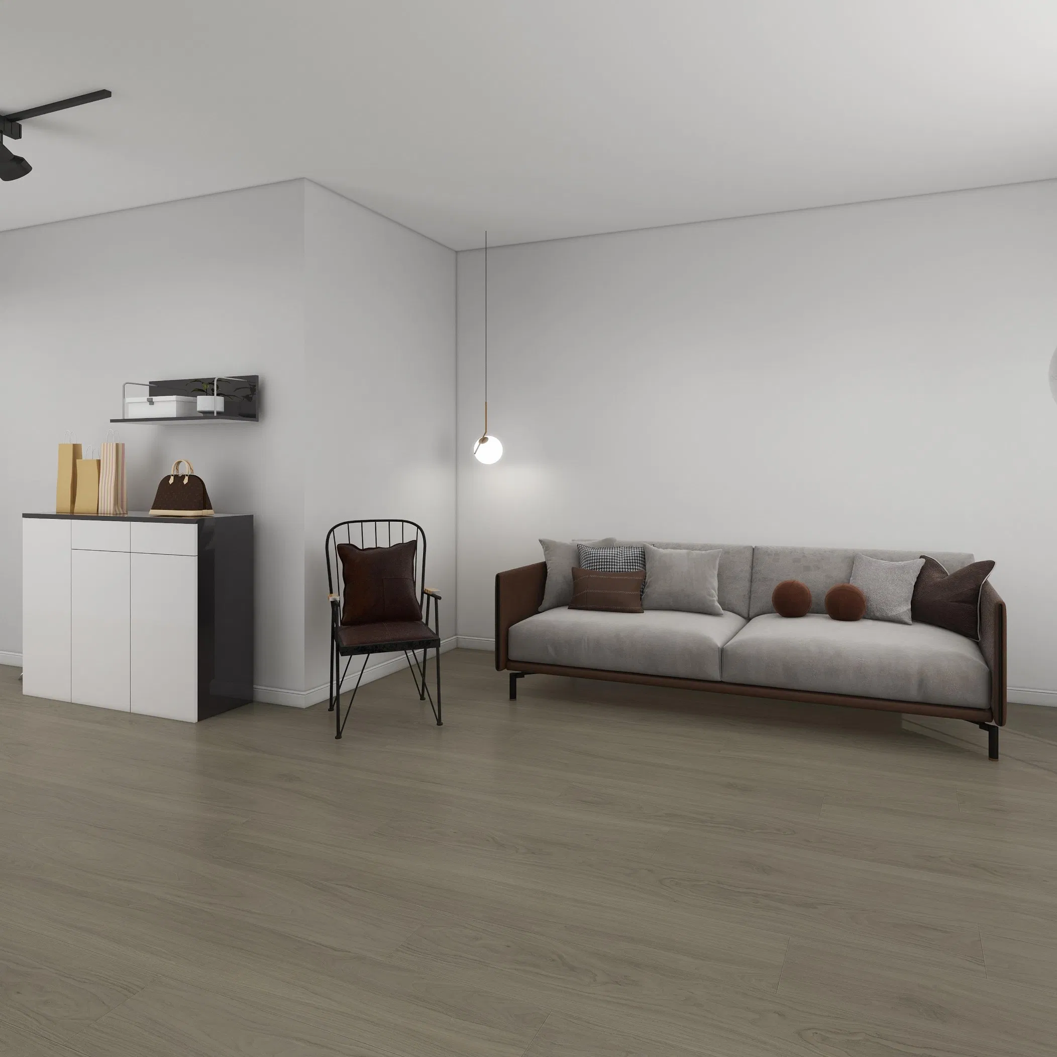 Factory Direct Click-Lock Free Sample WPC Vinyl Flooring for Indoor Floor