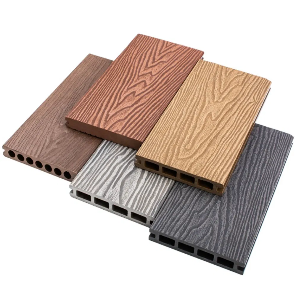 Wholesale Outdoor WPC Hot Sale Co-Extruded WPC Composite Decking Waterproof Flame Retardant Floor Outdoor WPC Deck Pool Decking