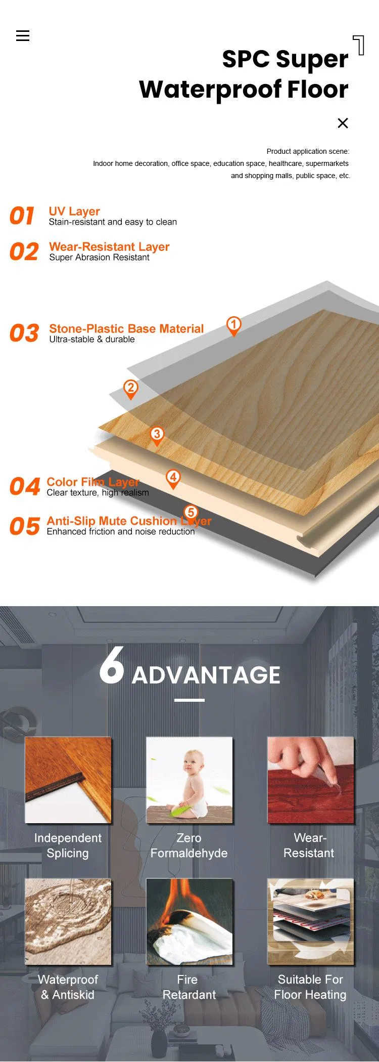 WPC Flooring Display