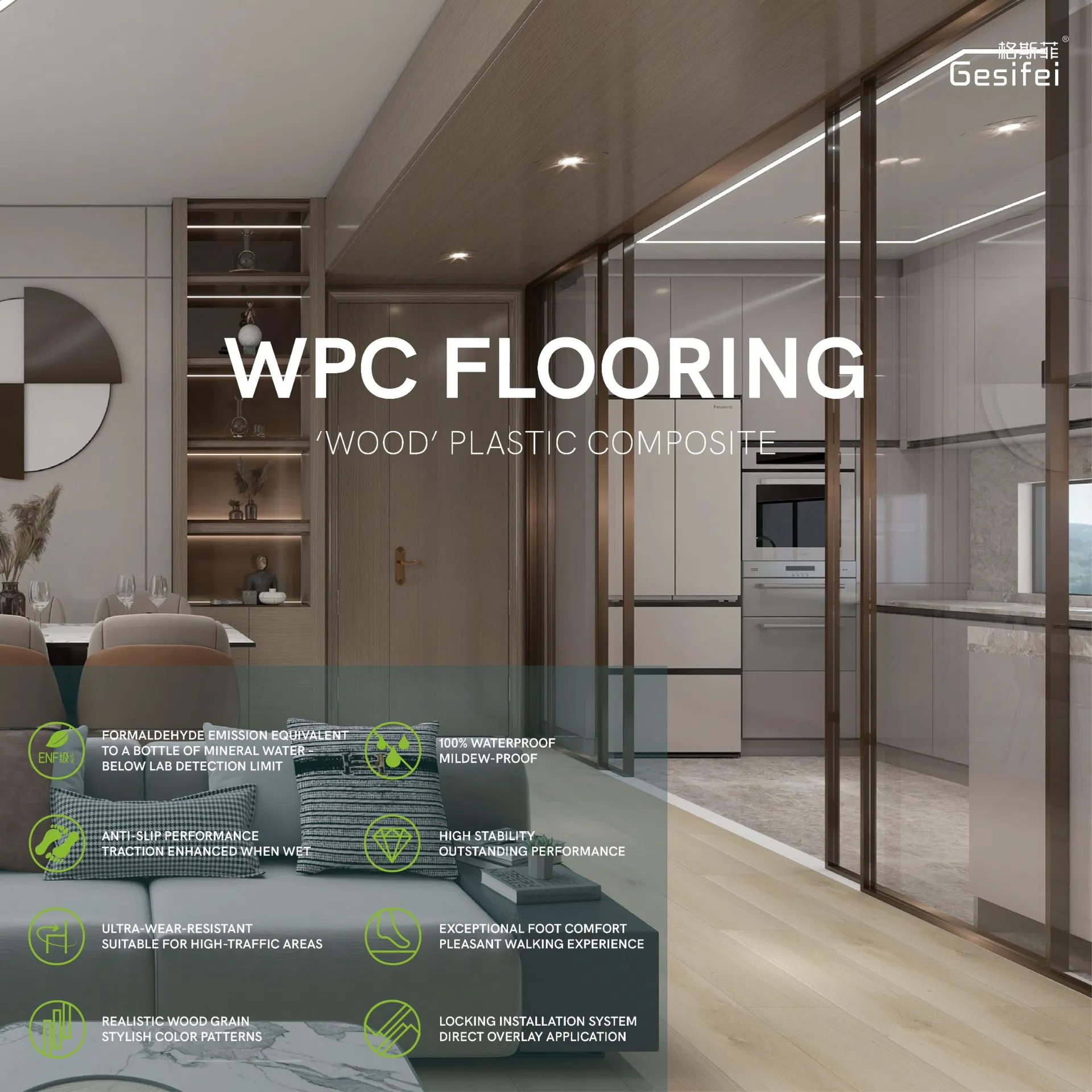 WPC Flooring Detail