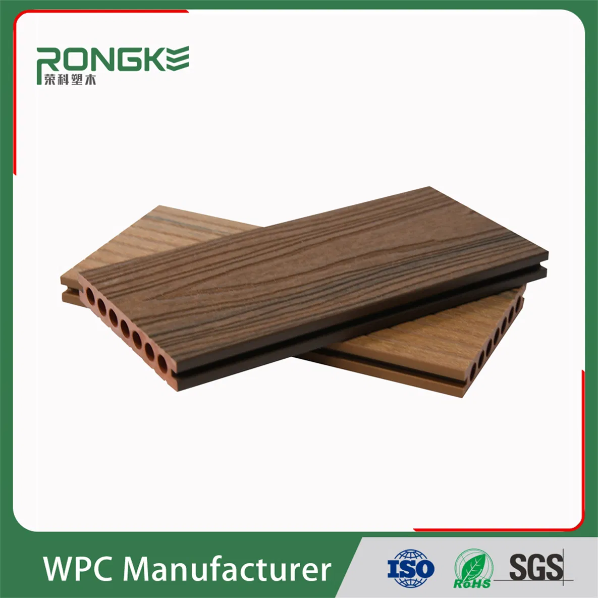 New Technology Eco-Friendly WPC Composite Decking, Exterior Garden Composite Decking for Swimming Pool, Anti Slip WPC Decking