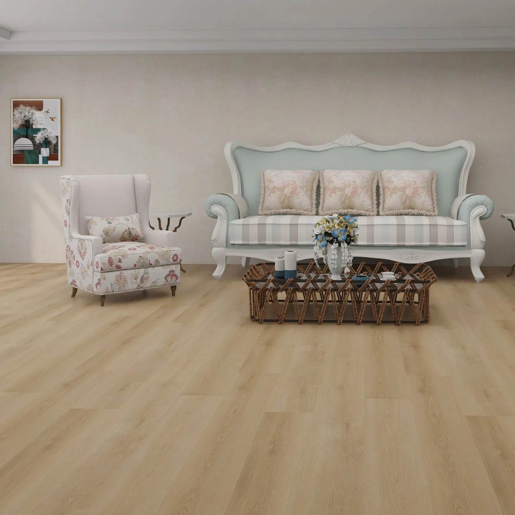 Factory Direct Click-Lock Free Sample WPC Vinyl Flooring for Indoor Floor