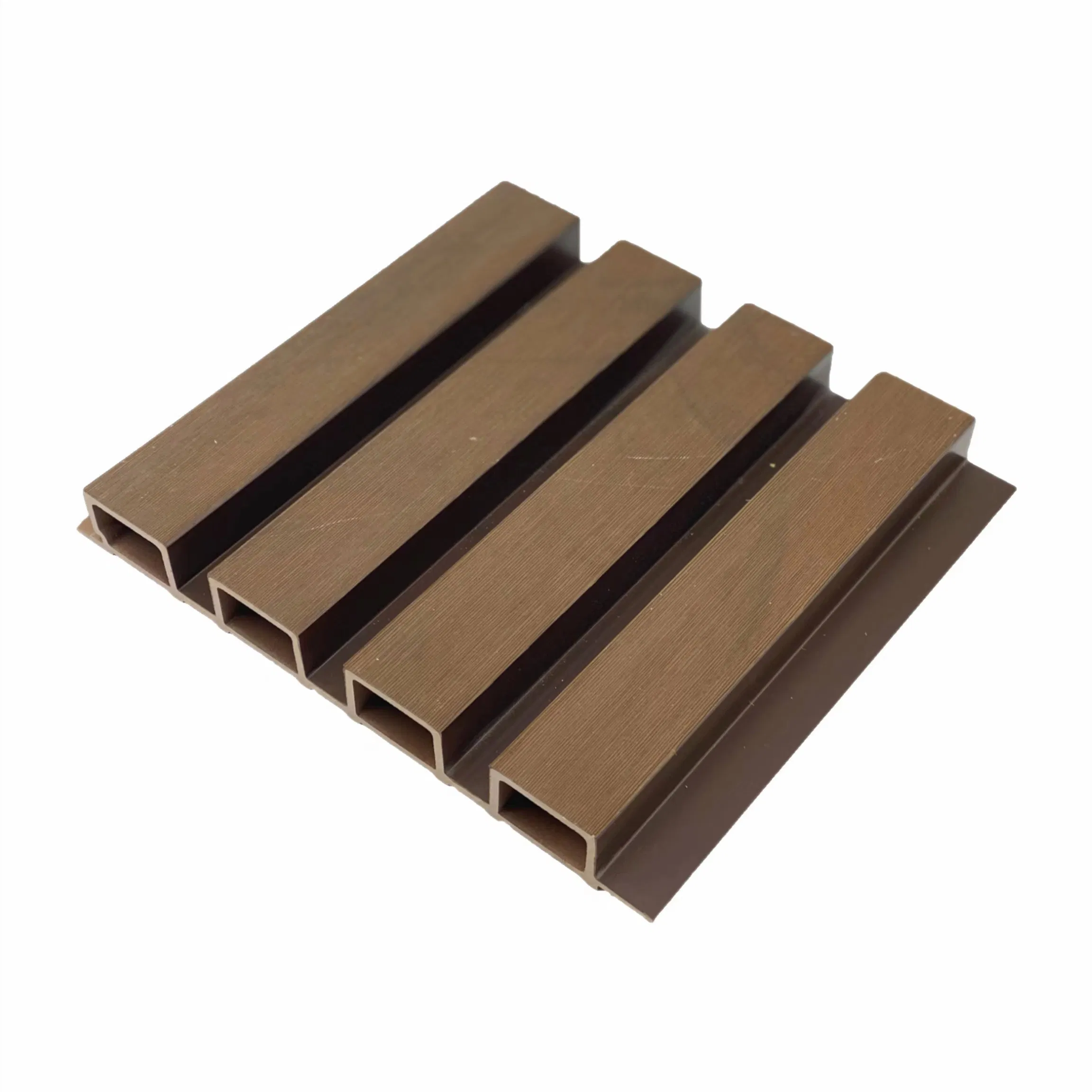 3D Exterior Decor Old Vintage Style Laminated Wood WPC Outdoor Wall Claddings