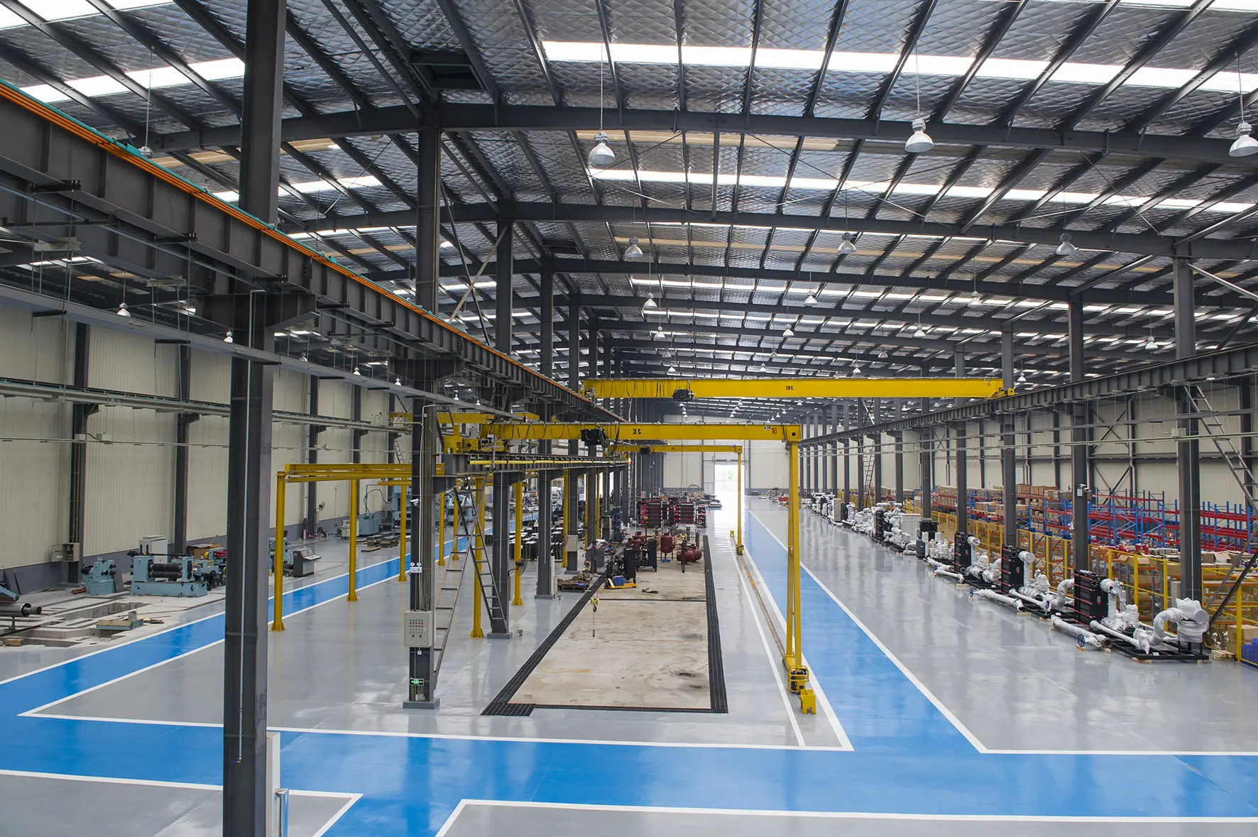 Flotte finished product testing and quality assurance inspection area