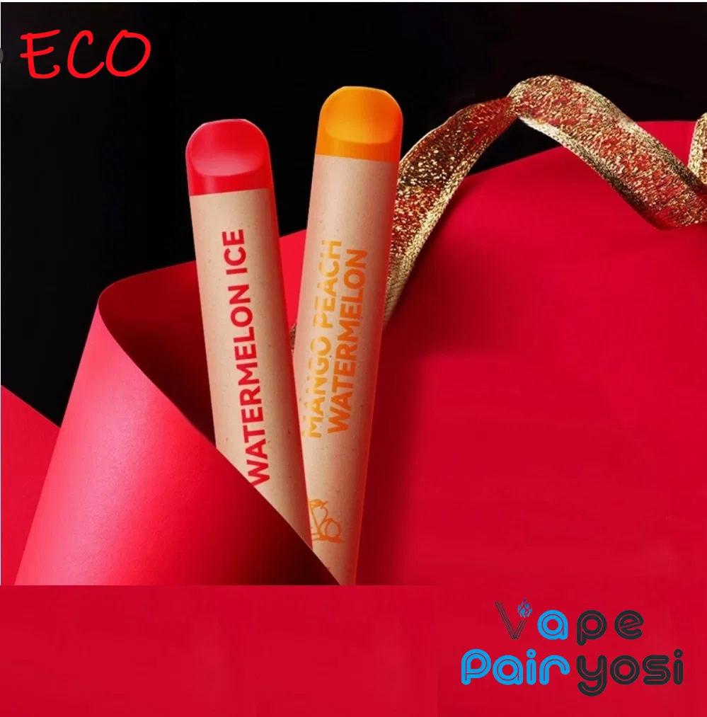 New Eco Friendly Paper Bar Healthy Pollution-Free 600 Puffs Disposable Vape