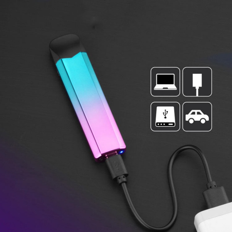 2023 Tobacco Smoke Shop USB Electric Lighters Smoking Accessories Rechargeable Cigarette Lighters