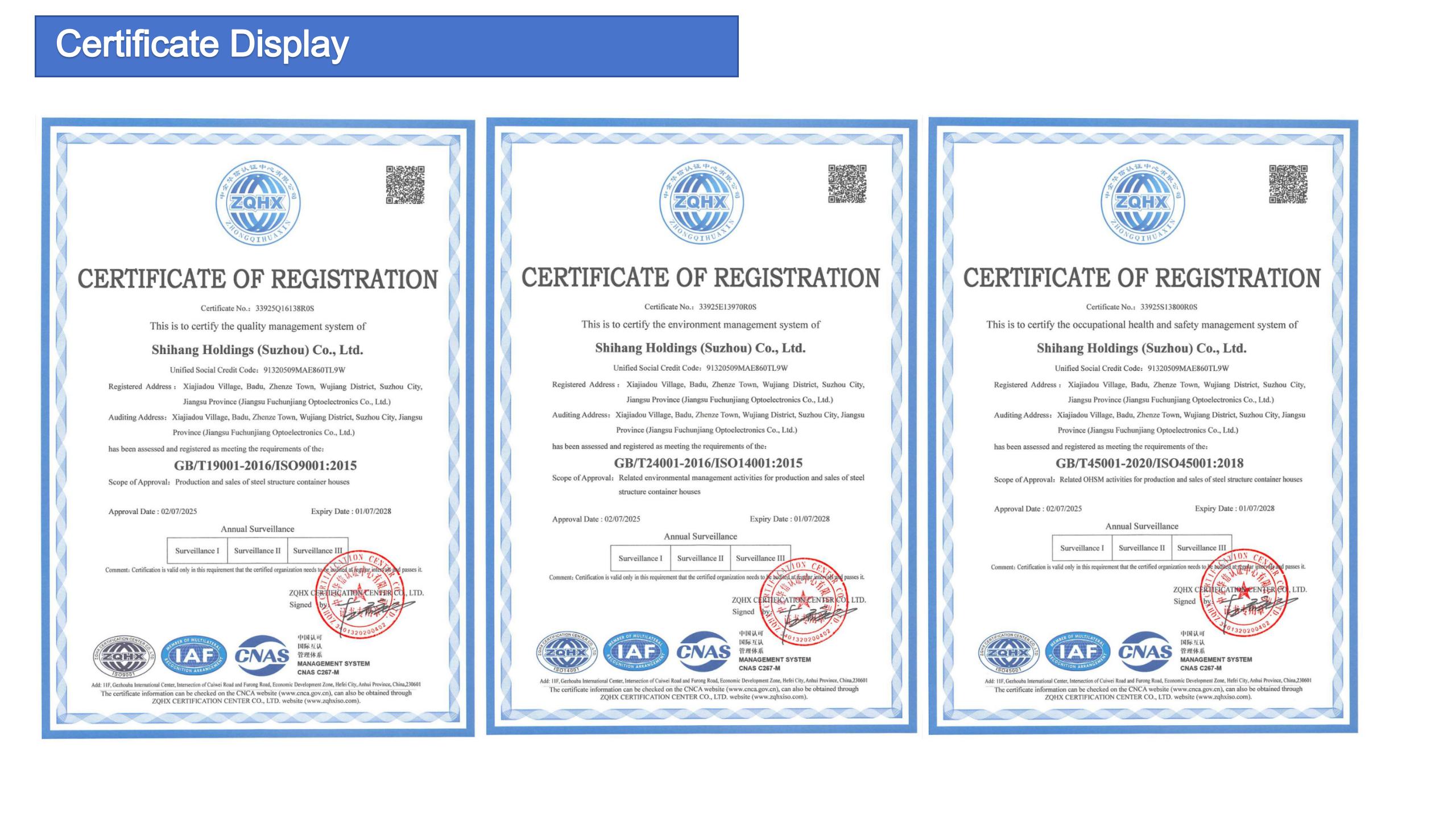 Certification 1
