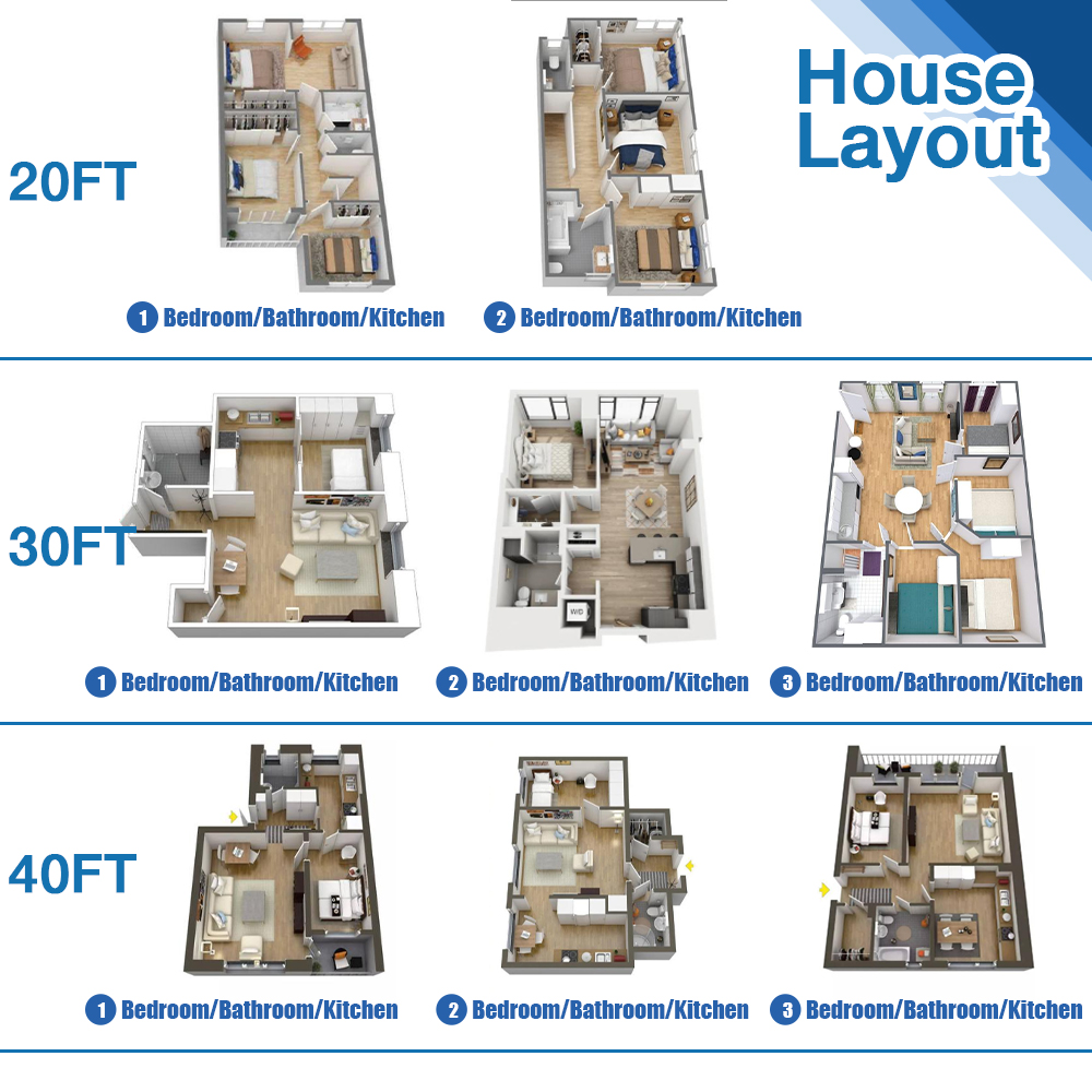 Factory Prefab Casa Modular Detachable Tiny Cabin Office Living Pods Container Contenedor Home Houses