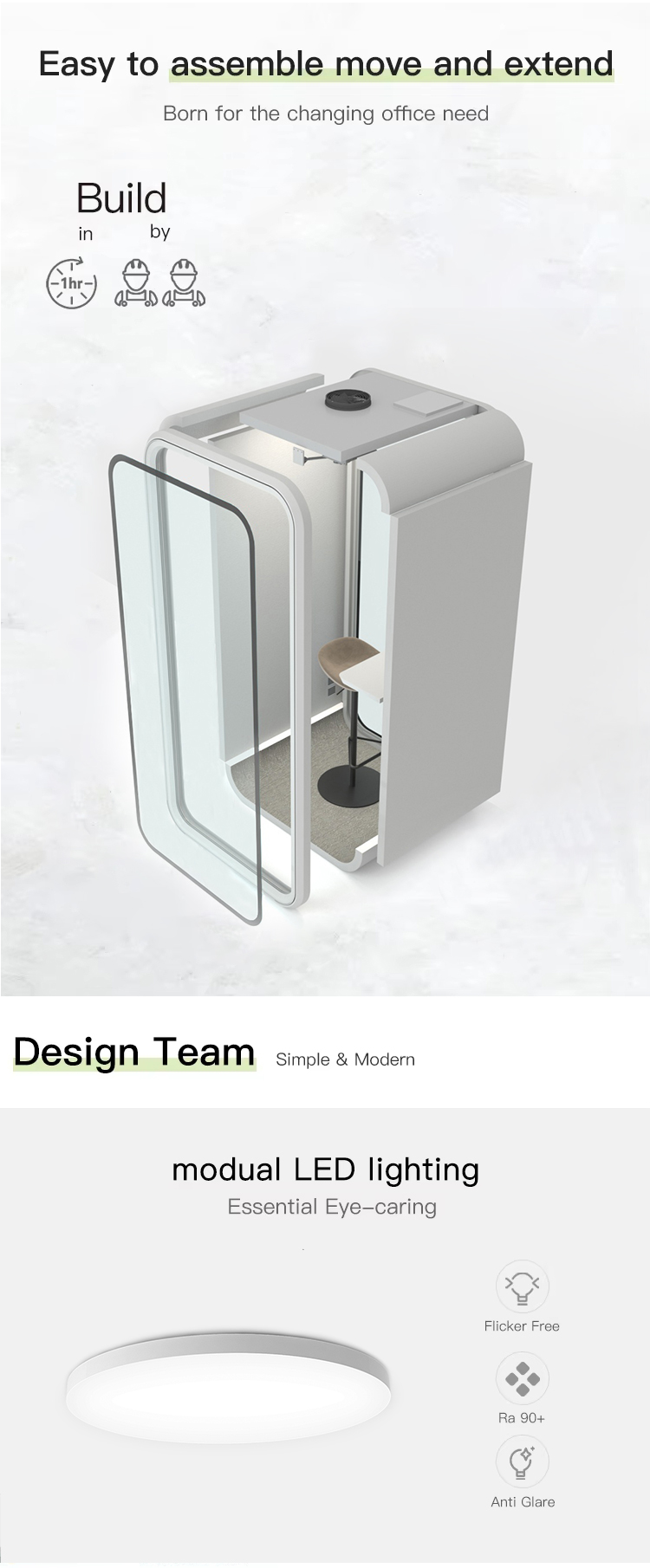 Movable Soundproof Acoustic Booth Detail 6