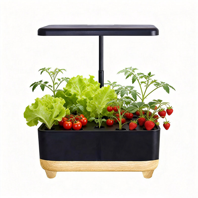 Starfarm 12 Pods Touch Display Indoor Smart Hydroponic LED Grow Kit for Herbs &amp; Vegetables-Environment-Friendly 1 Year Warranty