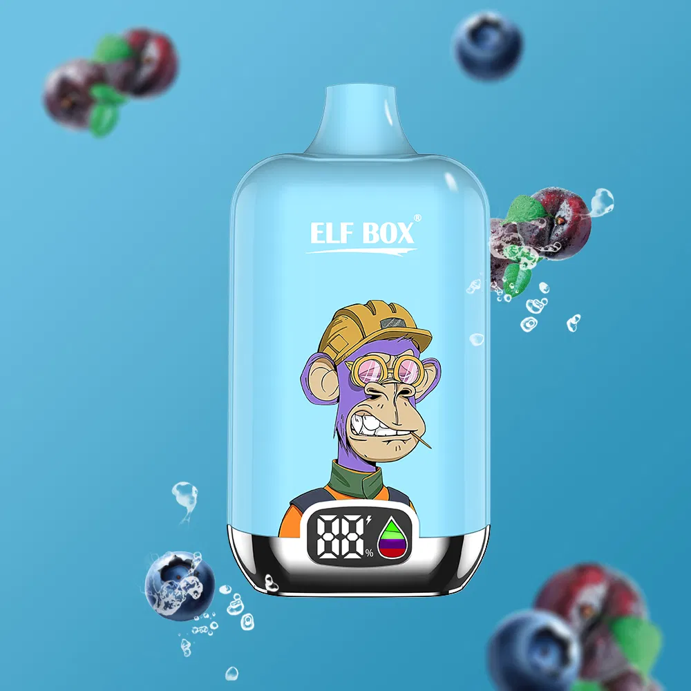 Factory Vape Shop Supply Elf Box Digital 12000puffs Disposable Vape Pod E Cigarette Wholesale Pen Style E-Cigarette Disposable Vape