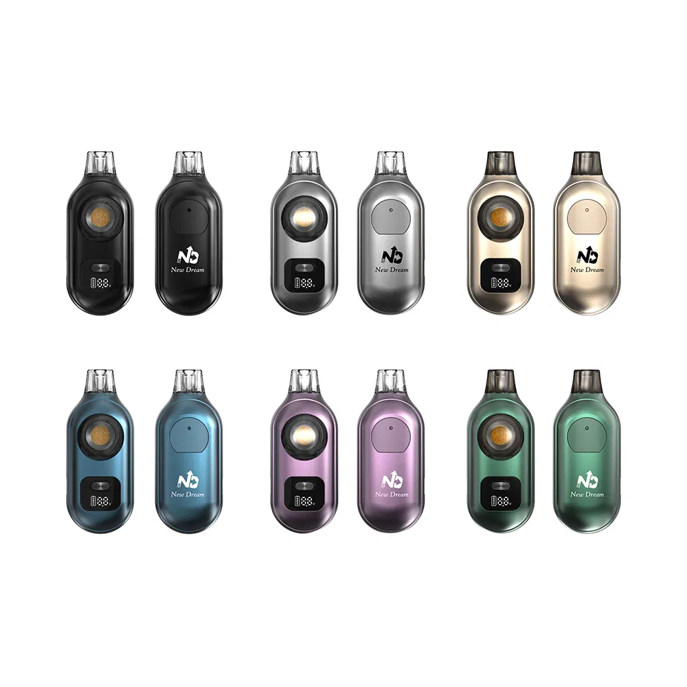 New Dream Open Pod System Vape, Refillable, Digital Display, Type-C Rechargeable, 6 Colors Available