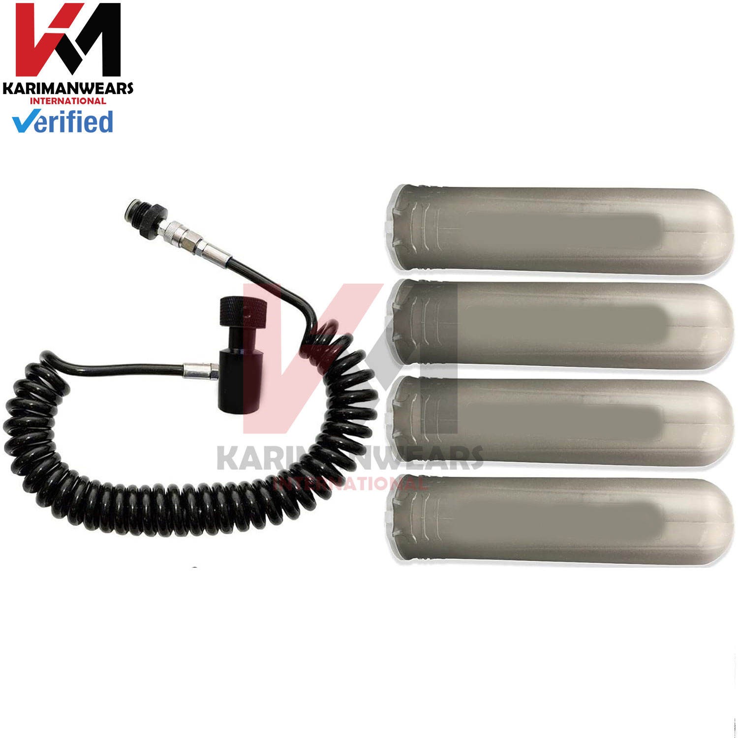 Premium Paintball Harness Pod Pack 4 High-Durability Pods, Quick Disconnect Remote Coil Tactical Paintball Gear Fast Reload