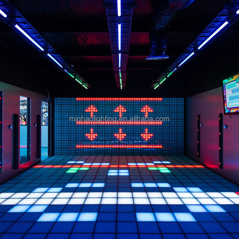 Indoor Amusement Park Facilities Playground Led Games Activate Buttons Kit Sensors