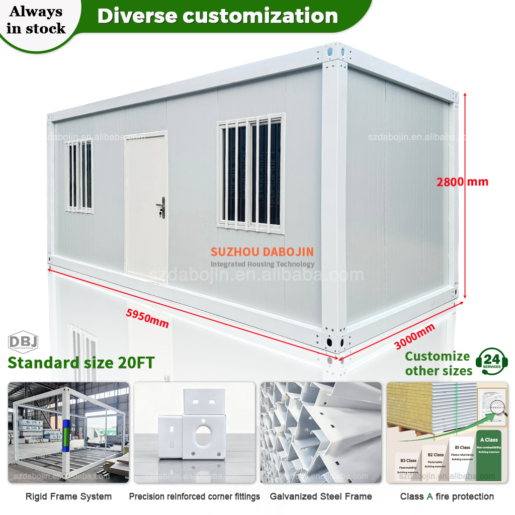 20/40ft Portable Modular Office Pod Quick Build Prefab Container Unit for Warehouse Storage