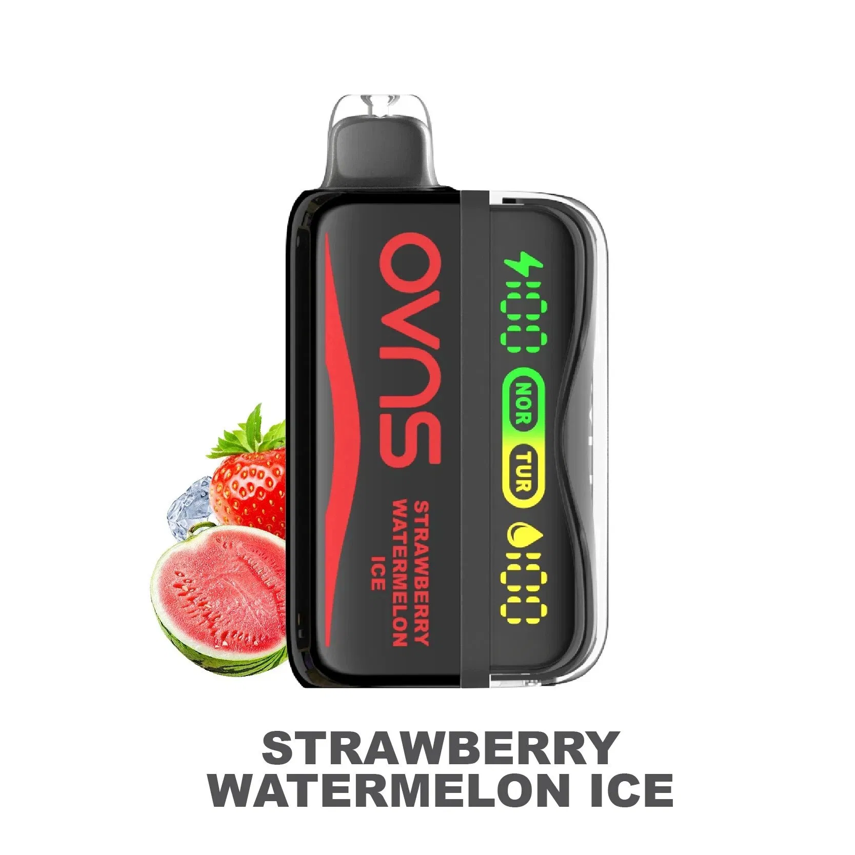 OEM ODM Replaceable Pefilled Pod Kit 18.5ml Recharge Full Screen Display 30K 30000 Puff Vape 50mg Ovns Puff Geek X Pod System with Rechargeable Power Bank
