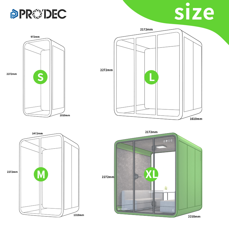 Open Office Pod Soundproof Mobile House Office Mobile Pod