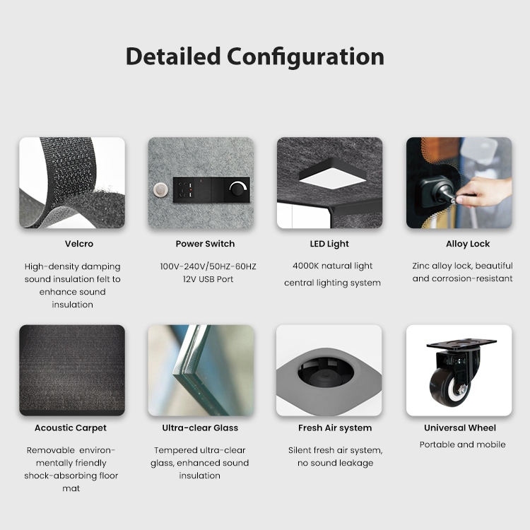 Factory Customized Modular Prefabricated Soundproof Pod Sleep Capsule Pod Sleeping Pods for Airports Hotel