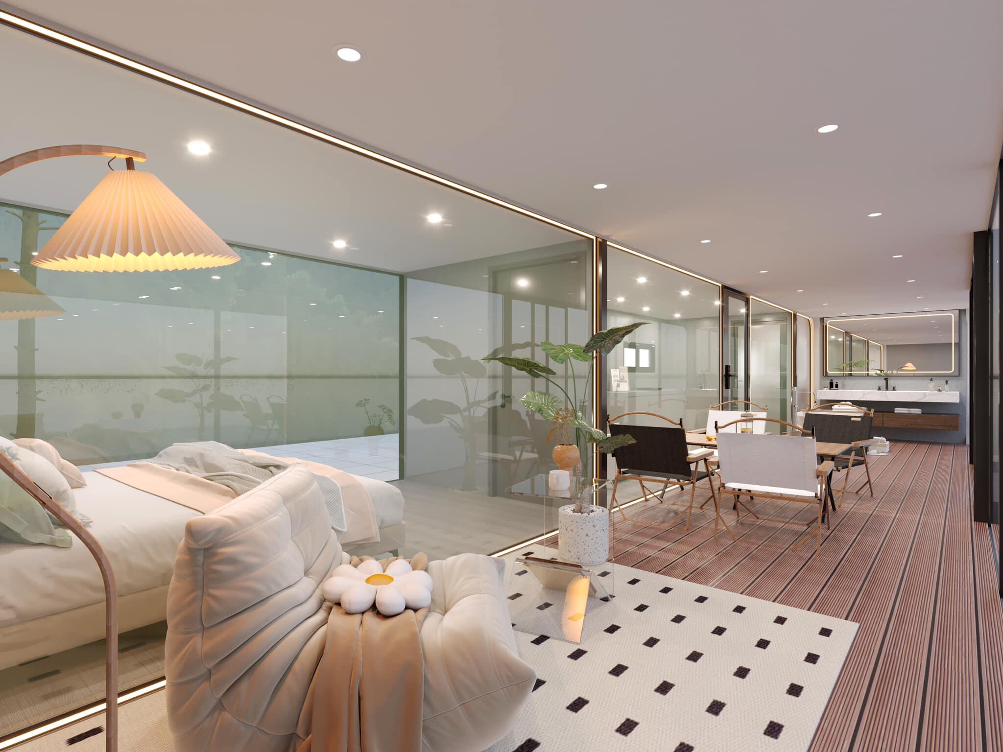 Luxury Prefab Capsule House Exterior
