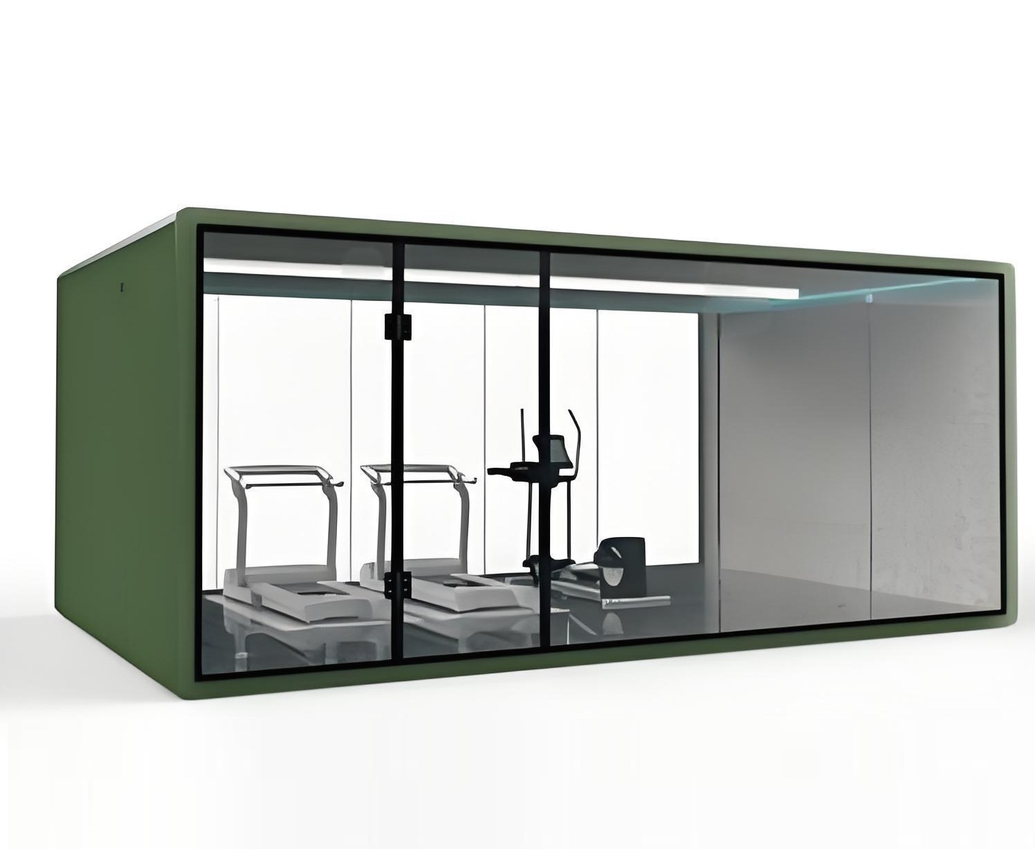Extra Larze Size High Quiet Sleeping Pod Booth Demountable Sound Proof Modular Conference Private Space With Air System