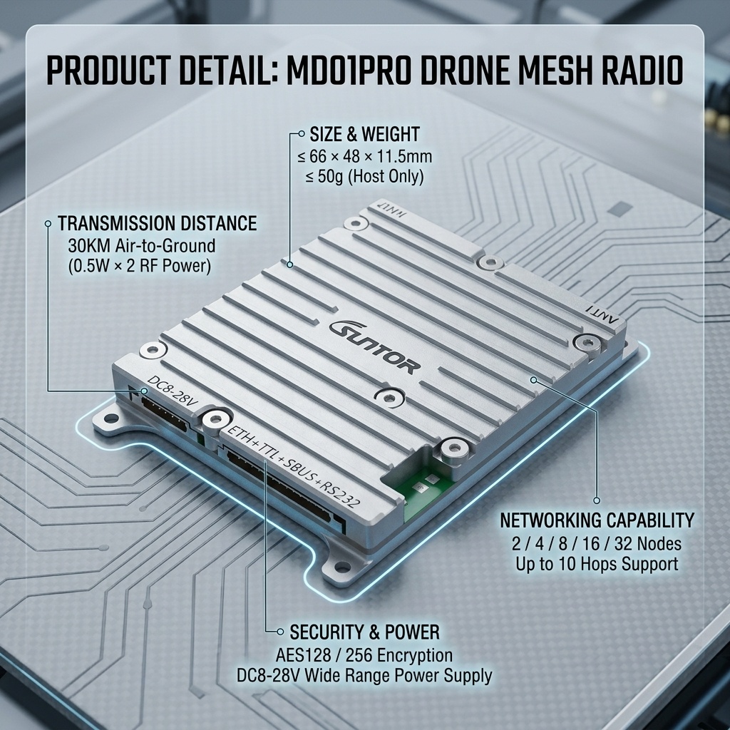 Advanced Mesh Radio Module with IP Support for Reliable Off Grid Field Operations and Safety