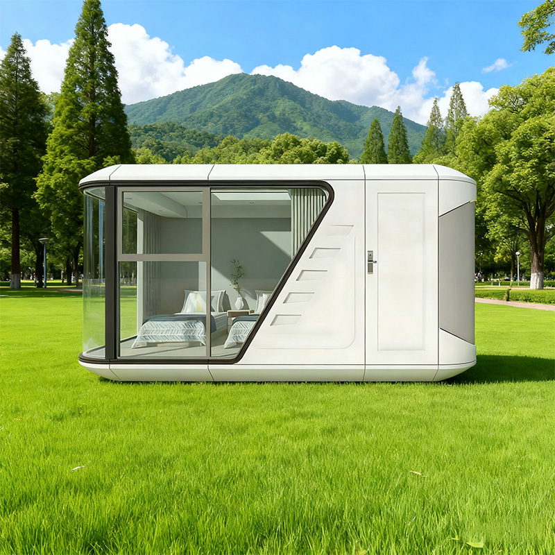 2026Hot Selling Space Pod Capsule with Furniture Soundproof Waterproof Fireproof 20ft 40ft Prefab Modern Container Space Capsule