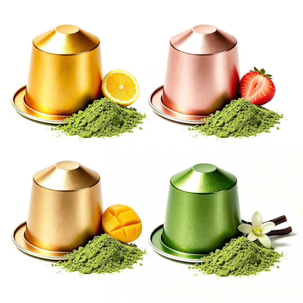 Wholesale Flavored Matcha Capsules &amp; Sachet Pack Pods for Coffee Machines-Instant Tea Powder 2g Per Serving