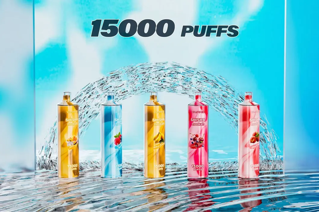 0% Original Vapme Shisha 15000 Puffs E Cigarettes Pod Device with 25ml Prefilled Vape