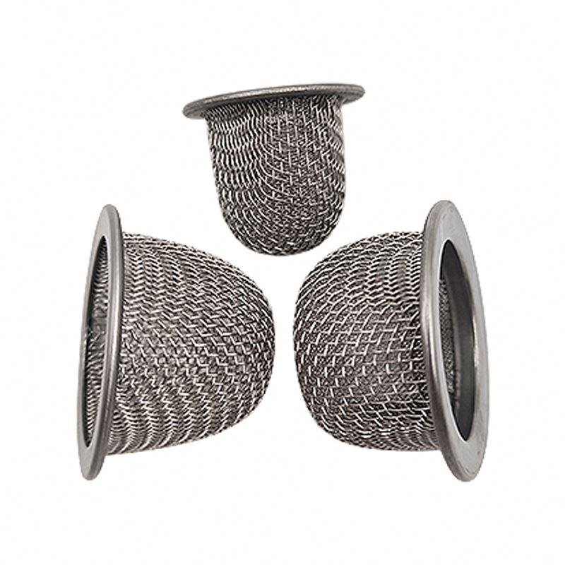Multi-size 20-200 Mesh Stainless Steel Woven Wire Mesh Filter Cap for Water and Gas Filtration System