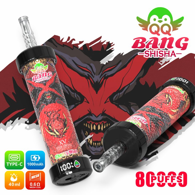 Hookah Flavors Disposable Vape 80000 Puffs Dtl Shisha Ecigarette 50ml Ejuice 5% Nicotine Salt Offer a Hookah-Like Vaping Experience