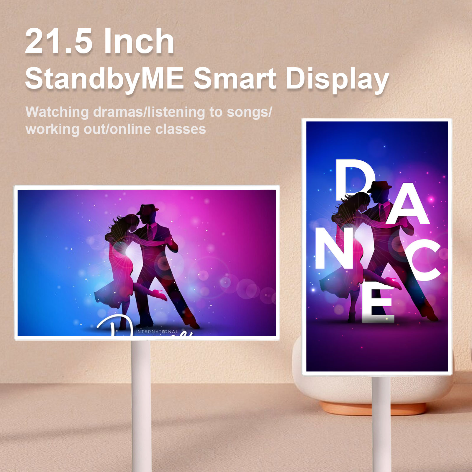 21.5 ' 27' 32inch Android 12 System 4+64gb Hd1080 Smart Screen Smart Display Mobile Smart Display Tv for Home Business Gaming