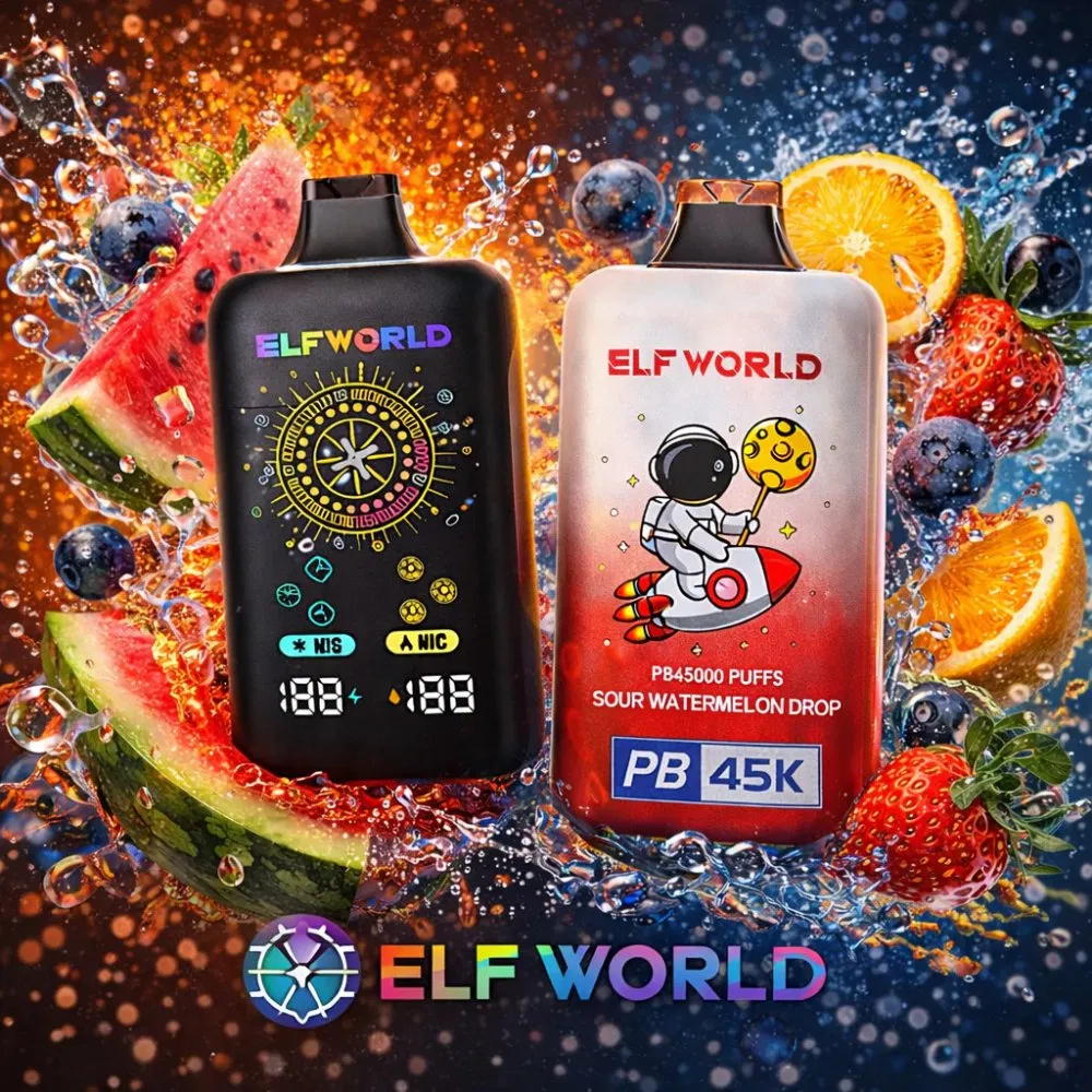 Eco-Friendly Mesh Coil Vape - 28ml 45000 Puff Natural Flavors Disposable