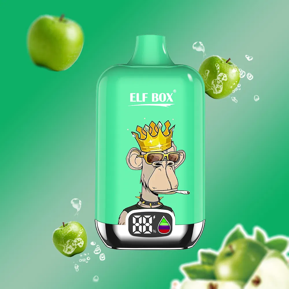 Factory Vape Shop Supply Elf Box Digital 12000puffs Disposable Vape Pod E Cigarette Wholesale Pen Style E-Cigarette Disposable Vape