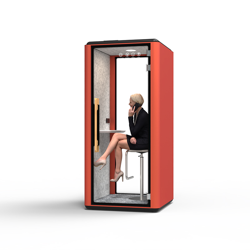 Modern Single Person Privacy Soundproof Office Booth Mobile Mini Pods for Home Apartment Living Room Mall Use