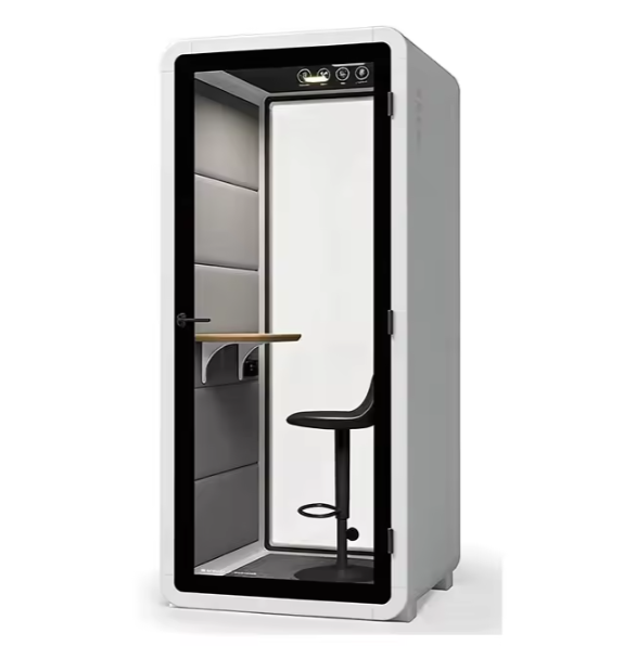 SilentBox Open Office Pod Soundproof Movable Phone Booth Modern Office Booth for Sale