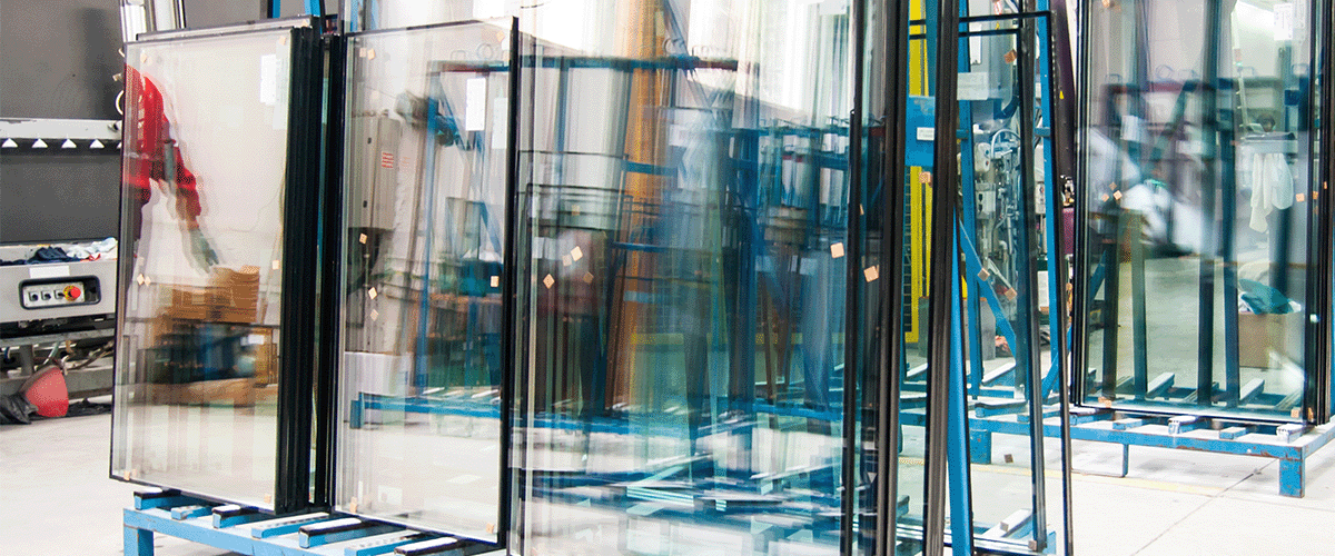Double Layered Hollow Low-E Glass Window