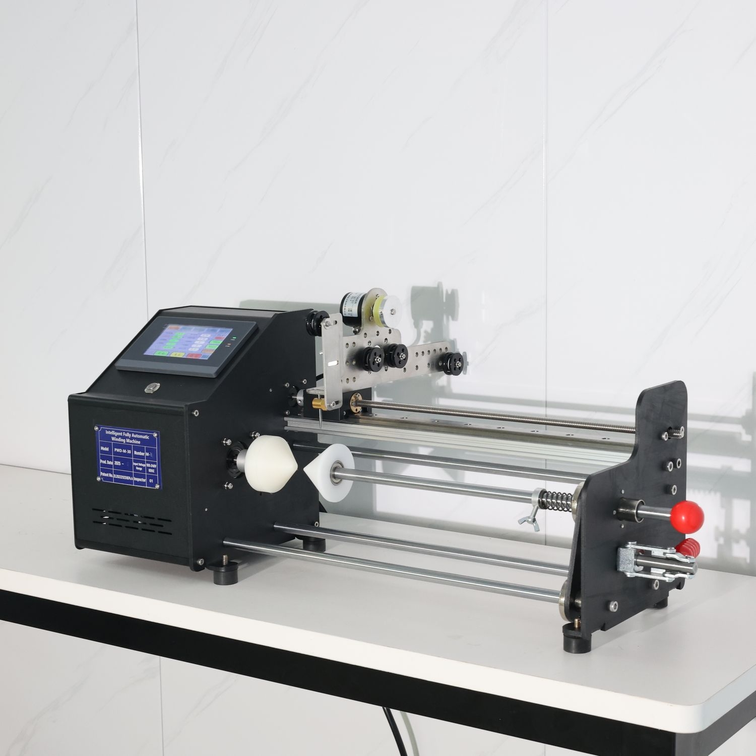 PWD-M-30 Wire Coiling System Touch Screen Interface Triple Safety Features Electronic Component Production