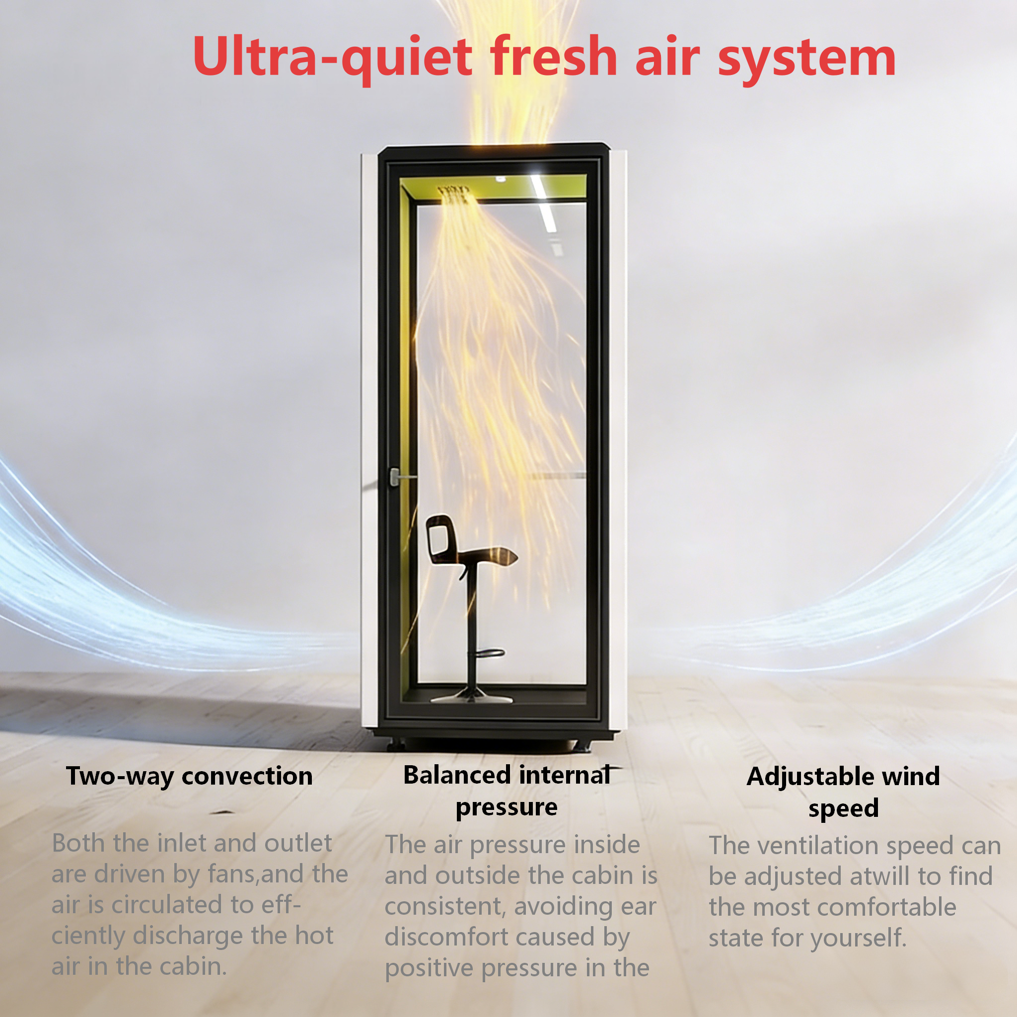 Silent Booth Ventilation Air Exchange