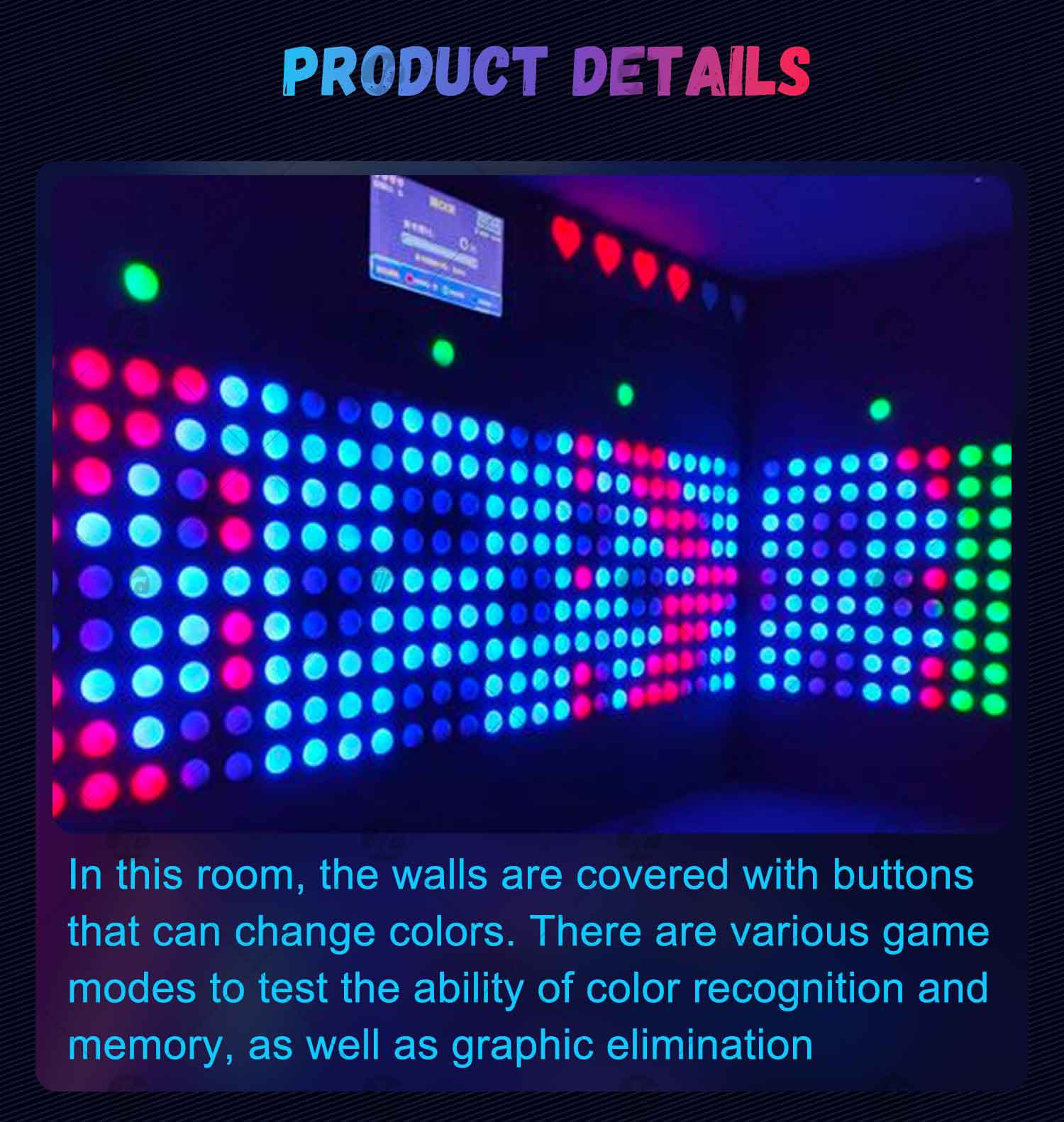 Interactive LED Push Button Game Detail 2
