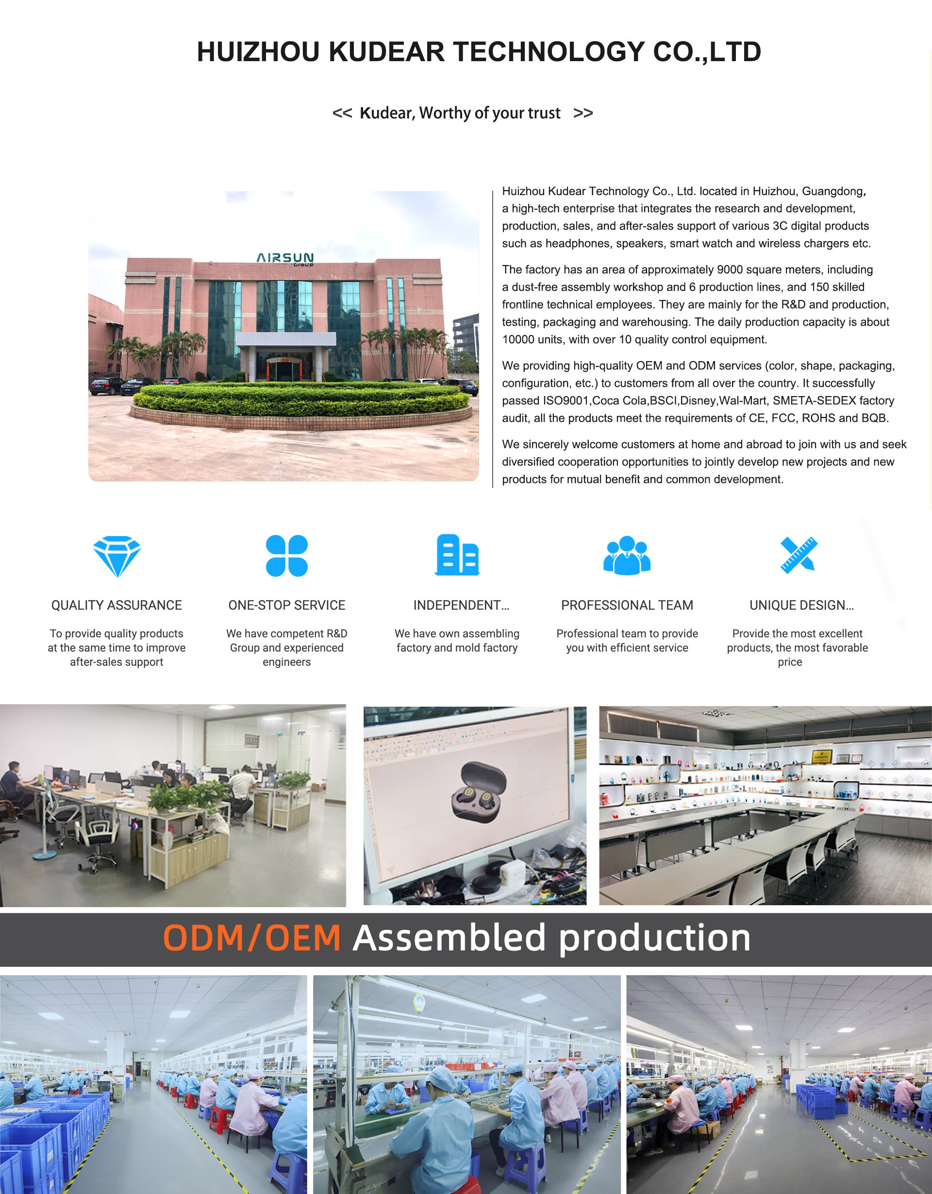 Factory facilities overview