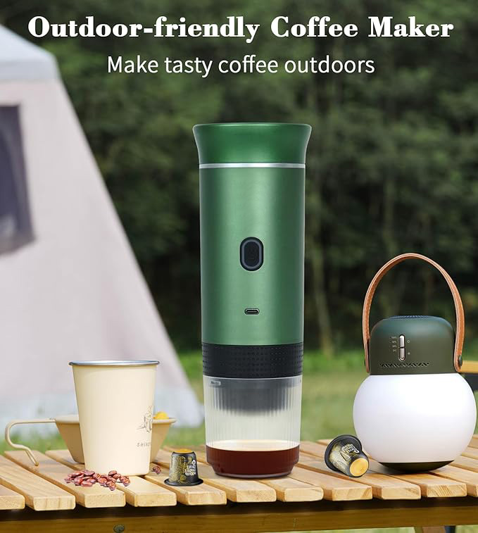 2024 Factory Design Portable Coffee Maker Portable Pod Coffee Maker Mini Automatic Espresso Pod Portable Coffee Machine