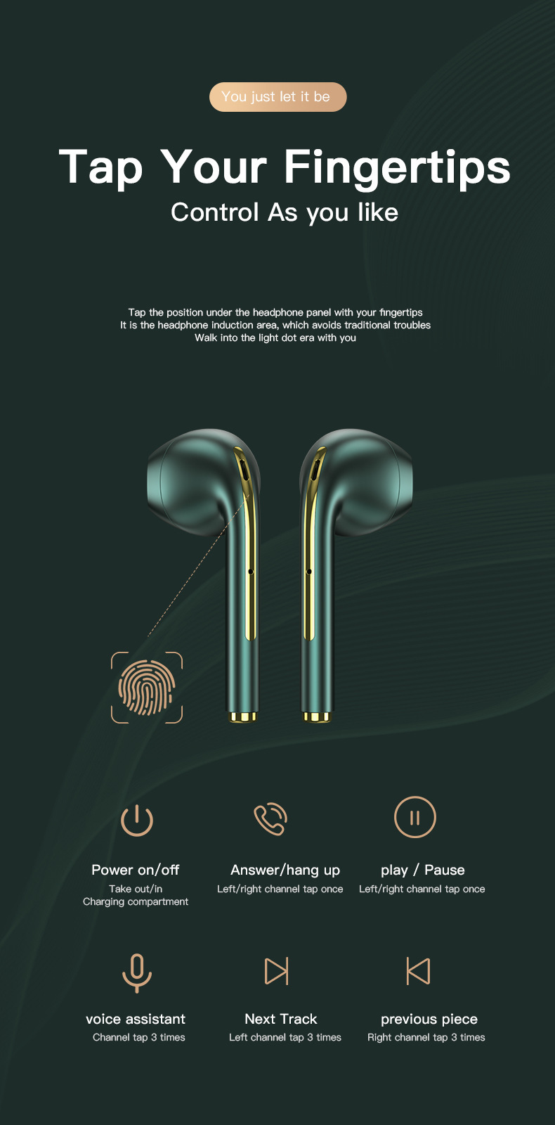 Air Pro Pods Mini BT Wireless In-Ear Earbuds TWS Buds with LED Battery Indicator In-Ear Headphones Mobile Gadgets