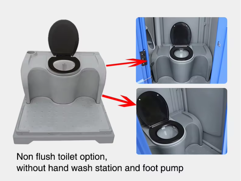 Modern Compact Portable Shower Pod for Workshop and Small Spaces Easy to Store &amp; Assemble in Minutes Mobile Toilet