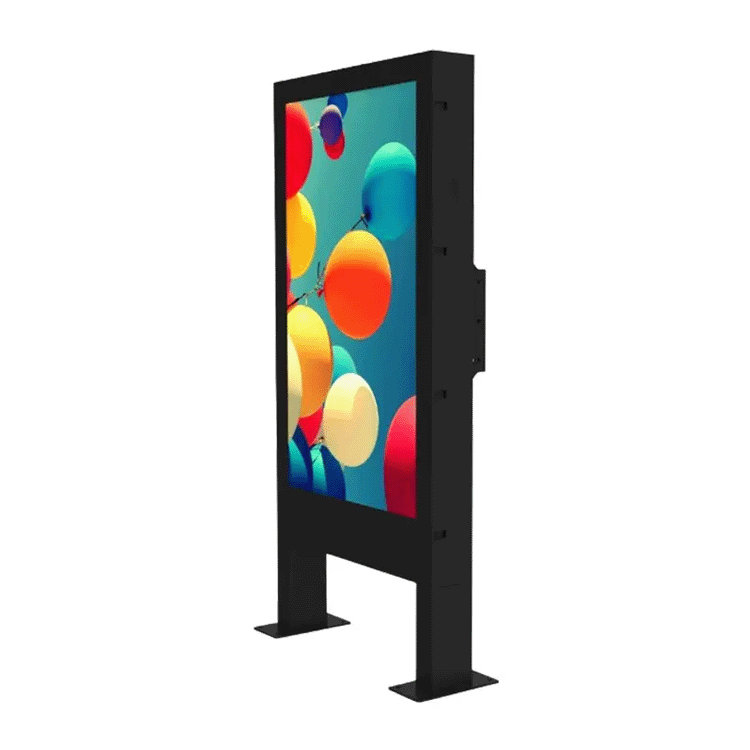 High Brightness Totem Kiosk Waterproof Outdoor Advertising Display Player LCD Floor Stand Outdoor Advertising Digital Signage