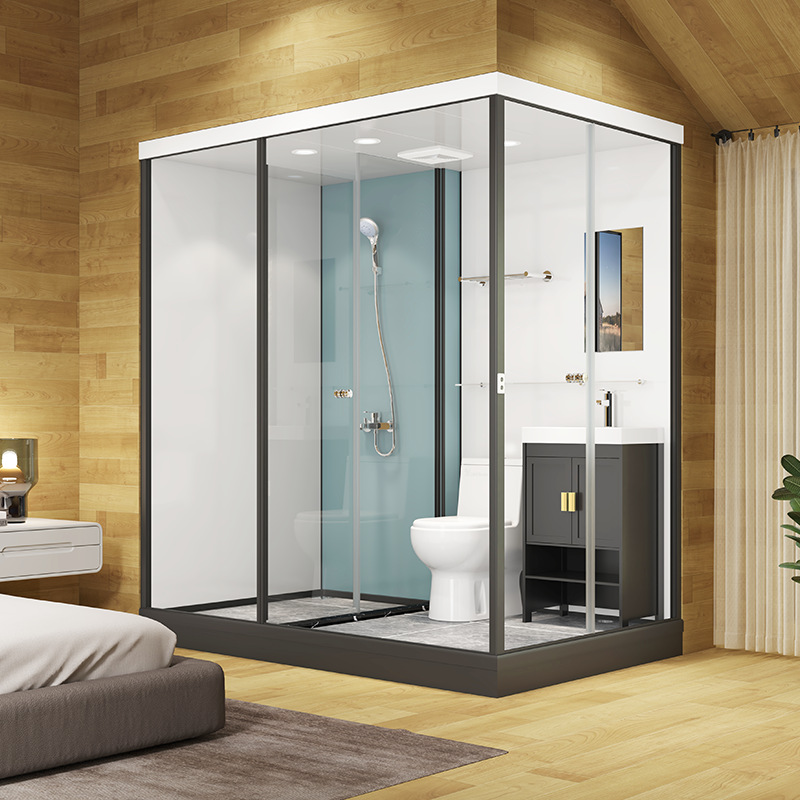 Home Hotel Modular Pod Prefabricated Shower Toilet Cabin Units Kitchen Compact Small Prefab smc Bathroom Unit With Tub