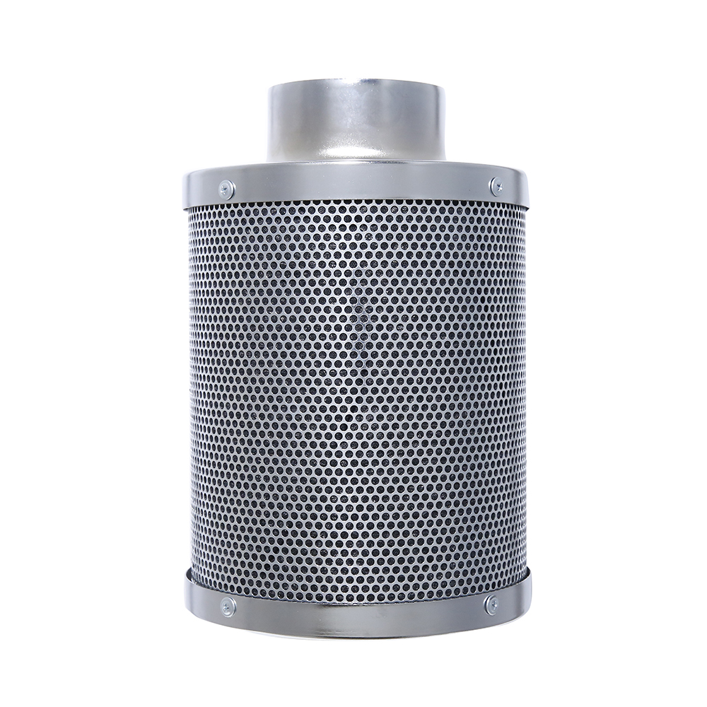 5inch/125mm - 200mm Activated Carbon Filter Odor Scrubber For Hydroponics Grow Tent Greenhouse Indoor Climate Control