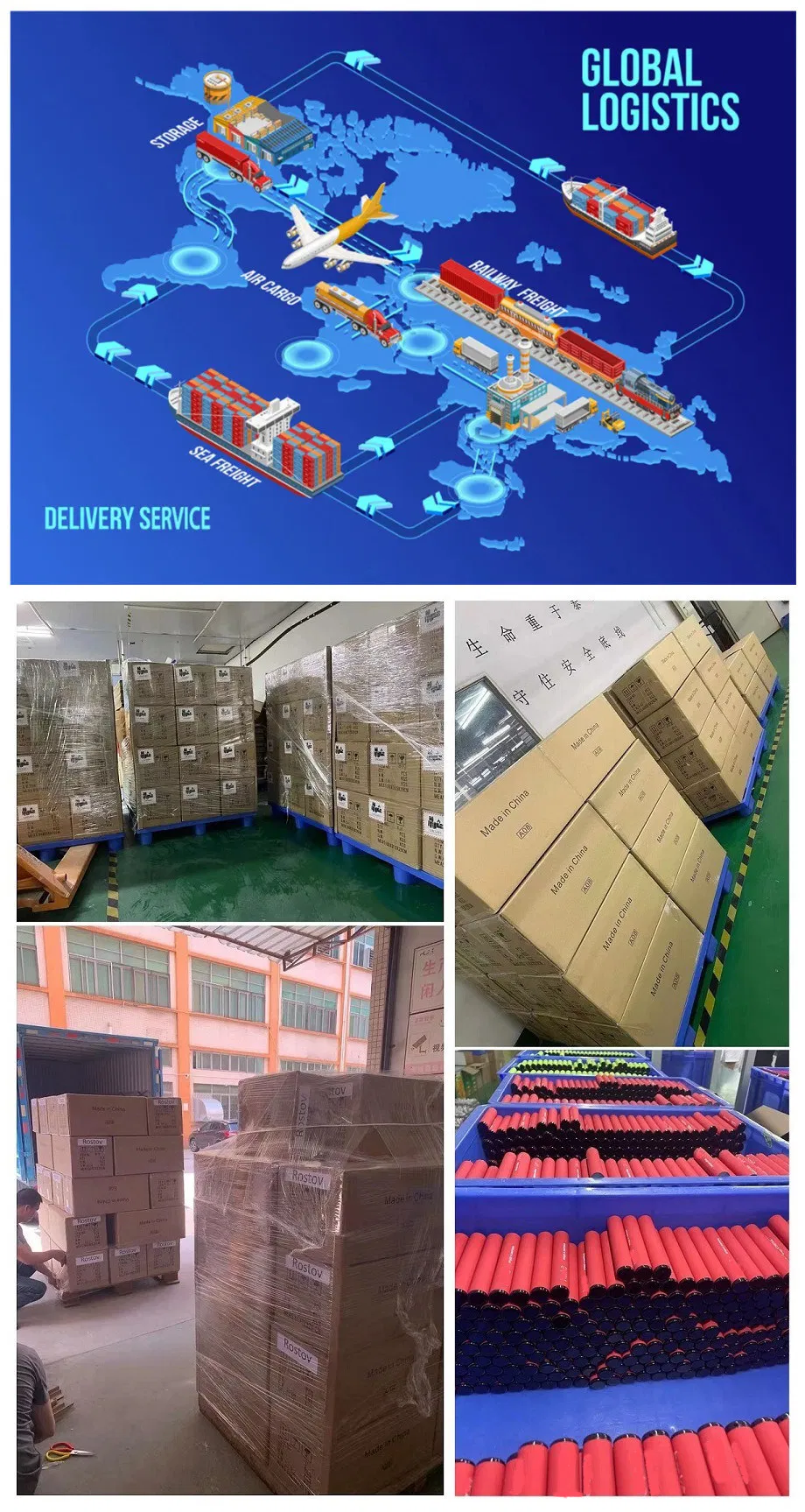 Packaging flow and shipping specifications